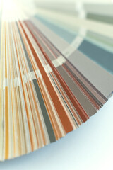 Fototapeta premium Paper catalog of rainbow color, creative decor