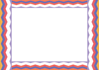 simple pastel line art for decorating a4 landscape certificate, diploma, announcement, advertisement	
