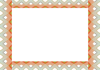 simple pastel line art for decorating a4 landscape certificate, diploma, announcement, advertisement	
