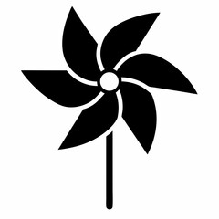 pinwheel isolated on white background