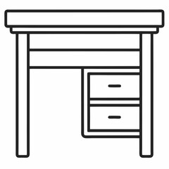 furniture icon isolated on white