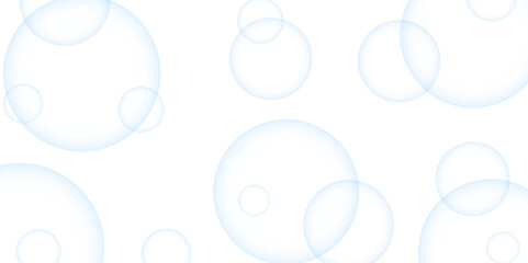 Colorful bubbles. Abstract, Colorful transparent blue and soap bubbles floating in the air. Vector illustration. Shiny balls. Soap bubbles randomly design. Soft light white paper circles.