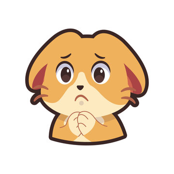 Begging Bunny Emoticon