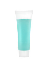 Blank cosmetic tube pack Of Cream Or Gel isolated on white background 