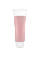 Blank cosmetic tube pack Of Cream Or Gel isolated on white background 