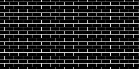 Fototapeta premium Black brick wall background. Brick wall background. Black or dark gray pattern grainy concrete wall stone texture background.