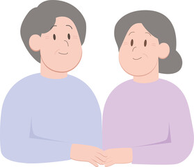 Obraz premium Happy multigenerational family and diverse people portraits, flat vector illustration set