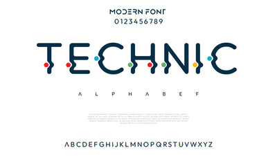 Creative modern urban alphabet fonts. Typography sport, game, technology, fashion, digital, future creative logo font.