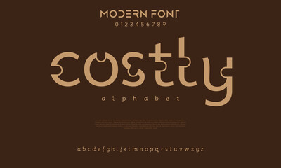 Creative modern urban alphabet fonts. Typography sport, game, technology, fashion, digital, future creative logo font.