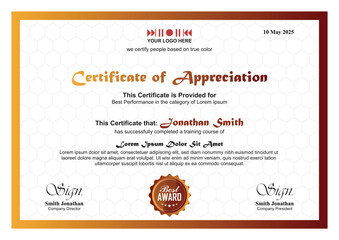 Professional Certificate of Completion for Corporate Training and Skill Development
