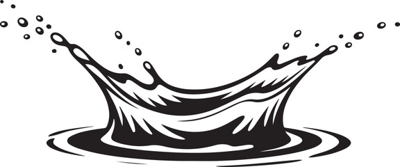 Four Simple Black Geometric Symbols on White Background