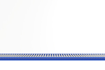Perspective conveyors belt, industry business, 3D Rendering.