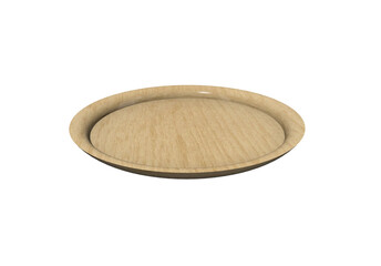 3d wooden plate png