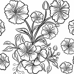 Abstract Flower background suitable for home decore and wallpaper purpose
