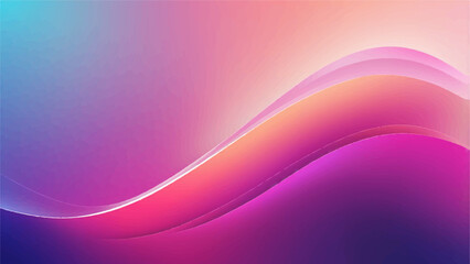 Abstract colorful wave design with smooth flowing lines and a vibrant pink and blue light pattern for a modern art background