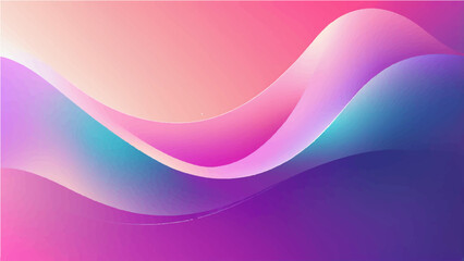 Abstract colorful wave design with smooth flowing lines and a vibrant pink and blue light pattern for a modern art background