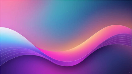Abstract colorful wave design with smooth flowing lines and a vibrant pink and blue light pattern for a modern art background