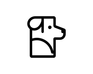 Professional dog logo for pet business