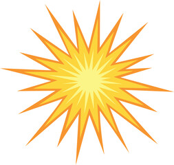 Naklejka premium sun vector illustration