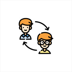 funny cartoon helper man