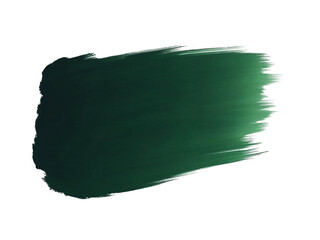 green paint on white background