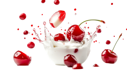 Acerola cherry cherry stack with half slice 