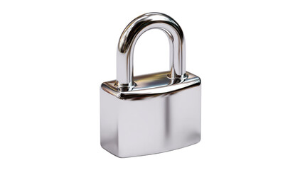 Naklejka premium Lock of Security: A highly detailed image of a shiny, metallic lock, symbolizing protection, privacy, and security. Reflecting light and representing concepts of safety and confidentiality.