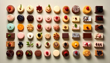 沢山のプチケーキ