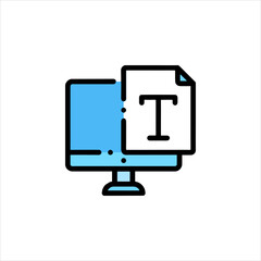 vector illustration of a computer mouse