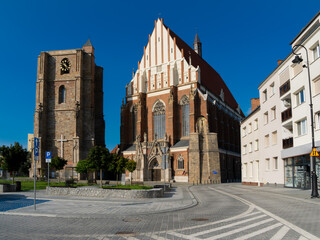 Fototapeta premium 2024-08-11; historical part of the city Nysa, Poland