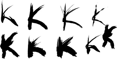 Collection of stylized anarchist 