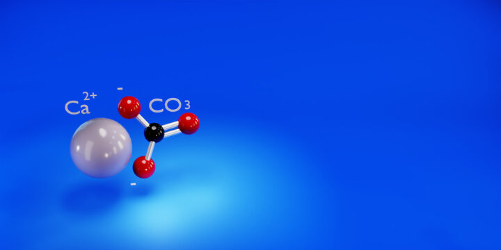 Molecule. Chemicals, micro and macronutrients. Periodic table of Mendeleev. 3d render.