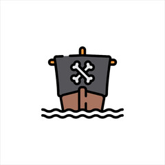 vector illustration of an old book