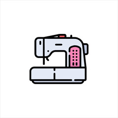 Fototapeta premium electric drill isolated on white background