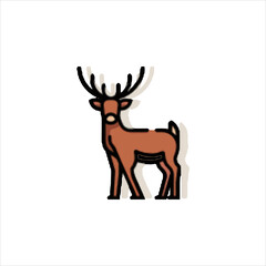 deer vector illustration