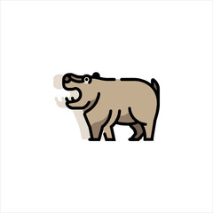 rhino vector illustration