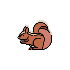 squirrel with acorn