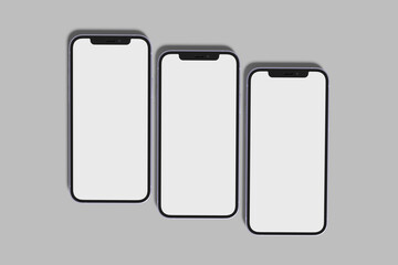smartphone 12 mini blank mockup