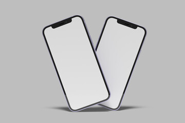 smartphone 12 mini blank mockup