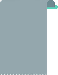 Fototapeta premium 회색 영수증