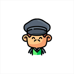 funny cartoon policeman