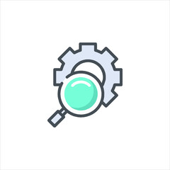 vector magnifying glass