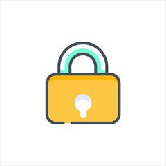vector lock icon