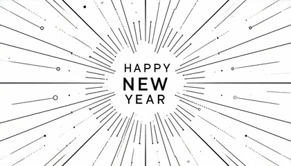 Obraz premium Happy New Year Graphic Design 