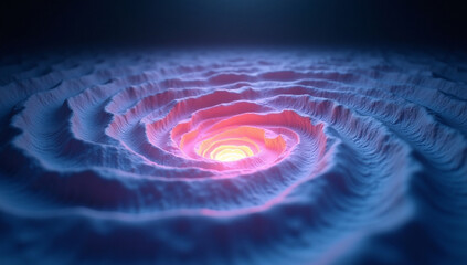 Cosmic Portal abstract art galaxy artwork wormhole tunnel nebula digital rendering fantasy horizon science fiction