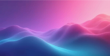 Abstract glowing purple and blue light lines create a smooth, colorful motion art design background.