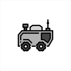 tractor isolated on white