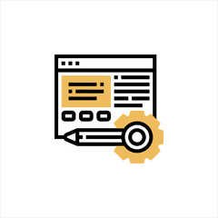 vector login form