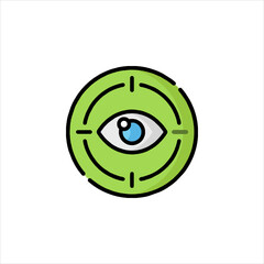 green eye icon