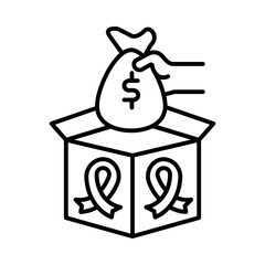 Donation Outline Icon